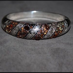 Bracelet & matching  hoop earrings